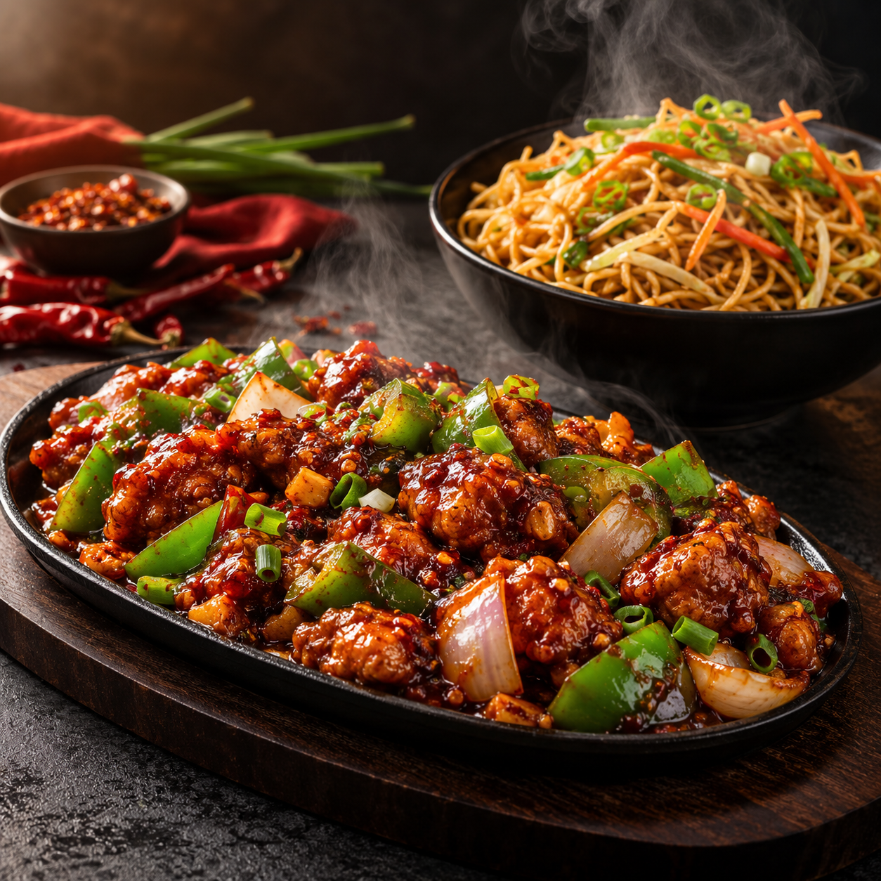 Indian Chinese food from The Biryani Room
